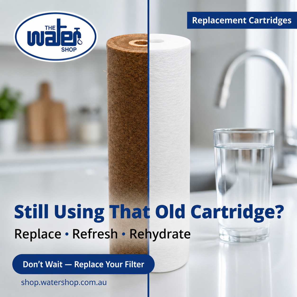 Watershop static ad design